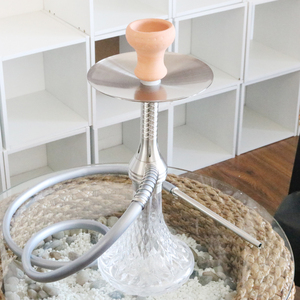 Hot bán arabain chicha hokah complet cốc bán buôn kính nhôm thép không gỉ biểu tượng tùy chỉnh khói hookah Bộ - Product Image 6