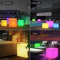 Tavoli Luminosi a LED di Lusso con Logo, Mobili Mobili per Casa, Bar, Patio, Eventi in Discoteca, Decorazione Soggiorno, Piscina