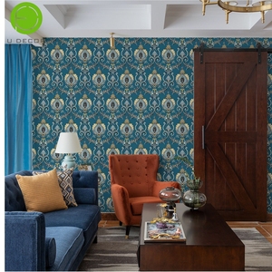 Papel Tapiz Autoadhesivo Removible de PVC UDK de 45cm*1000cm con Diseño Floral para Decoración de Paredes de Dormitorios y Salas de Estar - Product Image 5