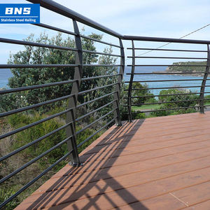 Bns nhà sản xuất thiết kế hiện đại thép không gỉ lan can nội thất lan can cầu thang - Product Image 2