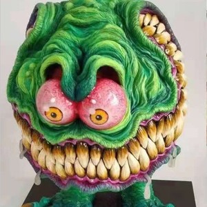 Figurine de collection 15 cm en résine, peinte à la main, écologique, style Rat Fink, symbole de la culture old school, pour la décoration de voiture et la collection d'anime - Product Image 3