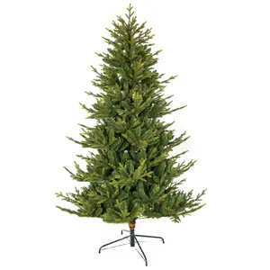 제조 업체 210 cm PVC PE 혼합 럭셔리 암호화 인공 전나무 크리스마스 트리