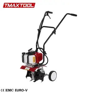 Nuovo piccolo coltivatore 2 tempi 62cc barra del timone rotante giardino tine macchine rototiller