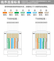 Câble Ethernet STP Blindé 8 Broches 8P8C Fiche Modulaire Réseau Cat 5 Cat6 Connecteur RJ45 Traversant