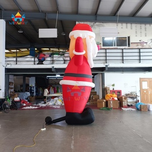 In de aanbieding: 5m opblaasbare Kerstman van Oxford, inclusief blower, klaar voor verzending - Product Image 2