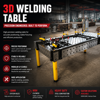 Plateforme de soudage 3D sur mesure de grande taille, table de soudage modulaire à haute capacité de charge pour la construction et le soudage de l'acier