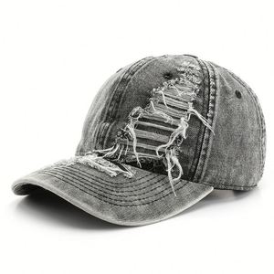 Gorra de Béisbol Unisex de 6 Paneles, Estilo Desgastado, con Bordado 3D en PVC, Ajustable, con Hebilla Dorada de Cobre, para las Cuatro Estaciones - Product Image 2