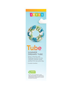 Bouée de natation INTEX 58263, anneau de natation en PVC gonflable, flotteur de piscine - Product Image 5
