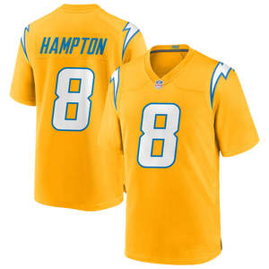 قمصان كرة القدم الأمريكية للرجال مقاس كبير لوس أنجلوس جيرسي مخصص شعار مطبوع زي رياضي للشباب بأكمام قصيرة - Product Image 3