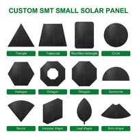 Panneau solaire rond personnalisé 6V 1W 5W 6W 7W 8W 9W 10W 12W 15W 24W, module circulaire pour projet d'éclairage public