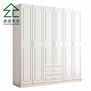 Modern Eco-friendly Wooden Bedroom <strong>Sliding</strong> <strong>Door</strong> <strong>Wardrobe</strong> <strong>with</strong> Overlay Closet Interior Design for Home Furniture - Product Image 4