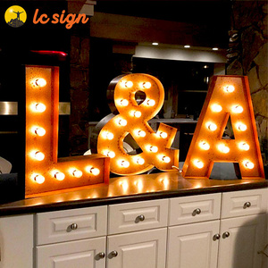 Stand gratuito luce Love tendone <span class=keywords><strong>lettera</strong></span> per il segno di nozze - Product Image 1