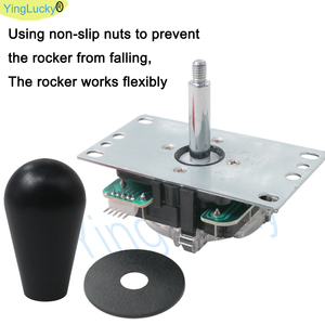 Sanwa klasik Oval top oyun kolu 4/8 yönlü çubuk oyun denetleyicisi için Pandora konsol & Arcade kabine sikke ödeme yöntemi - Product Image 4