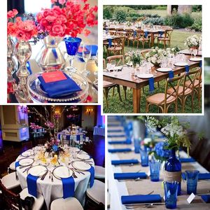 Servilleta de satén cuadrada moderna, tela de satén de seda, borde de bloqueo para restaurante, Hotel, decoración de boda, Mantel Individual transfronterizo - Product Image 5