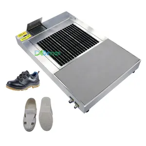 Crawler type shoes sole cleaning machine for workshop worker sole washer cleaner roller type sole cleaning equipment