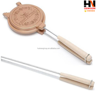 Plaque de cuisson pour sandwichs et toasts, moulée par pressage à chaud, pour camping en extérieur, compatible feu direct, avec clip de fixation pour bord de pot