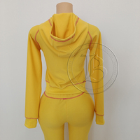 Ensemble deux pièces sur mesure pour femmes, printemps 2026, en velours, veste à fermeture éclair à manches longues, pantalon de survêtement avec poches, survêtement en velours pour femmes