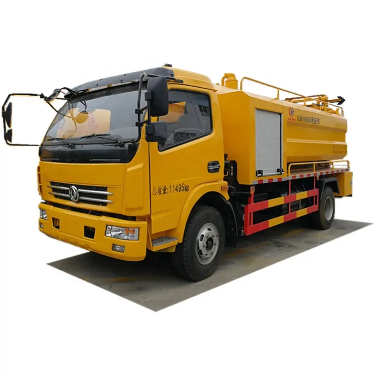 japan technology sewage tanker Cleaning suction combined cleaning pipeline function vehicle 10cbm trucks