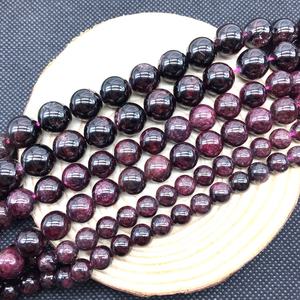 Pietra di granato naturale <span class=keywords><strong>perline</strong></span> rotonde <span class=keywords><strong>4</strong></span> mm 5 mm 6 mm 7 mm 8mm 10 mm 12 mm per gioielli <span class=keywords><strong>da</strong></span> te - Product Image 5