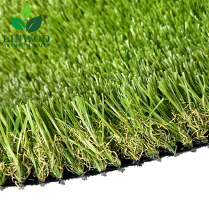 Linwoo - Échantillon gratuit - Gazon artificiel vert de haute densité pour la maison - Gazon synthétique pour l'aménagement paysager du jardin - Product Image 2