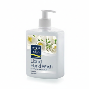 AQUAVERA Jasmin 500 ML Jabón Líquido Antiséptico para Manos Blanco Certificado ISO 9001 Sin SLS para Adultos - Product Image 2