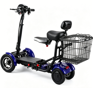 Scooter Eléctrico Todoterreno Plegable de <span class=keywords><strong>4</strong></span> Ruedas, Batería de Litio de 500W, Asiento Doble para Bebés, Uso Familiar para Adultos, Stock Disponible en Almacenes de EE. UU./UE - Product Image 1
