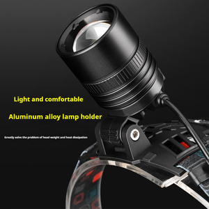 Phare LED longue portée <span class=keywords><strong>12000</strong></span> Lumen 30W TYPE-C phare zoomable rechargeable USB pour le cyclisme et la randonnée - Product Image 3