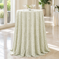 Nappe de table rectangulaire en polyester à motif personnalisé, prix d'usine, vente en gros, pour événements extérieurs et location de fêtes