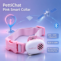 Collier Traducteur Intelligent pour Animaux de Compagnie PettiChat avec IA, Précision de Traduction de 94,6%, Historique de Localisation GPS, Étanchéité IP65, Certifications CE FCC RoHS