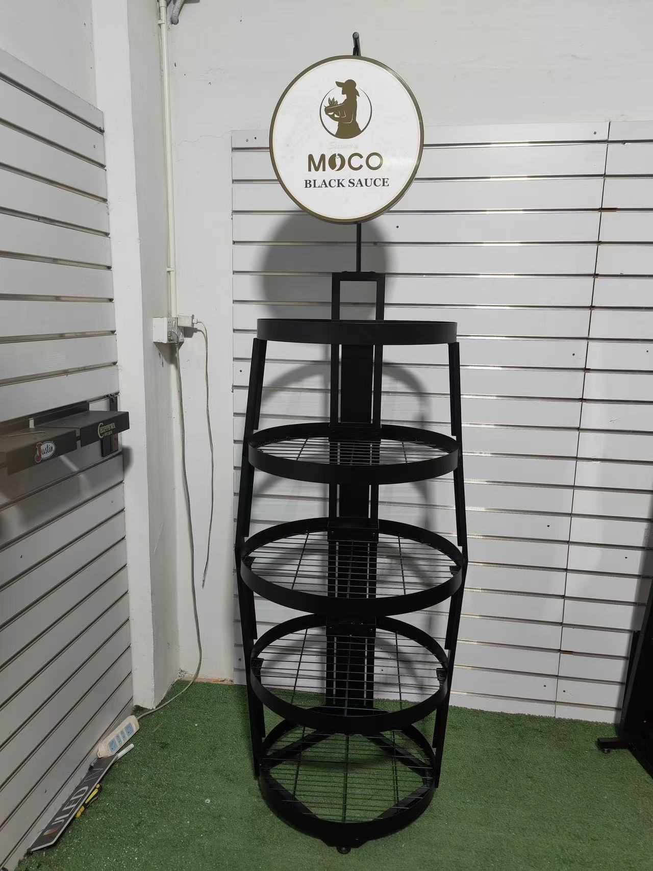 Apache Custom Metal Multi-layer Aromatherapy Display Racks for Candle Jars with Ample Capacity for Boutique Store Wholesale OEM — view 2