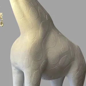 Lámpara de pie de jirafa, escultura de animal nórdico, decoración creativa