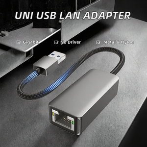 Adaptador LAN <span class=keywords><strong>USB</strong></span> <span class=keywords><strong>3.0</strong></span> 10/100/1000Mbps/2.5G RJ45, Conversor Ethernet sin Controlador para Laptop MacBook OEM ODM - Product Image 1