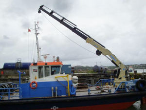 رافعة هيدروليكية لقارب الرفع قارب صيد قارب صيد رفع البضائع مع مرفاع قارب صغير محطة ثابتة - Product Image 3