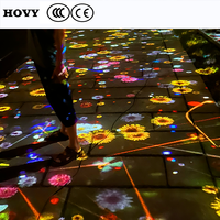 Lámpara de Proyección Interactiva HOVY con Software/Sistema, Atracción Nocturna, Juego de Proyección Interactiva para Piso/Suelo