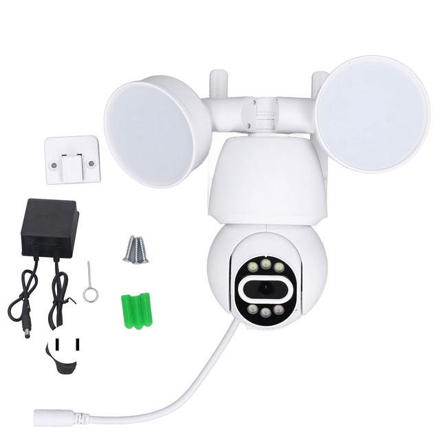 Wireless Security Camera HD Night Vision Remote Control Smart Camera with Light for Outdoor Use 110-240V US Plug