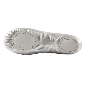 <span class=keywords><strong>Scarpe</strong></span> da Ballo Classico <span class=keywords><strong>in</strong></span> <span class=keywords><strong>Pelle</strong></span> Dorata per Donna, Suola <span class=keywords><strong>in</strong></span> Camoscio, <span class=keywords><strong>Scarpe</strong></span> da Ballerina Argento per Principianti e Pratica di Danza - Product Image 4