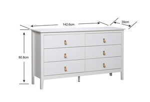 Buffet blanc en bois MDF/PB de vente chaude commode pour meuble de salon meubles arabes - Product Image 5