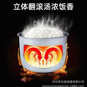 Cuisinière à riz électrique intelligente 4,1-5L, contrôle par micro-ordinateur, boîtier en plastique, avec minuterie et fonction automatique - Product Image 4