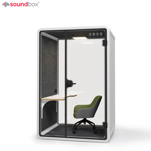 Caja de sonido Ecológica Iluminación Ventilación Cabina de oficina Turbo Fresh Air SystemPod Teléfono <span class=keywords><strong>privado</strong></span> Espacio Oficina Pod - Product Image 1
