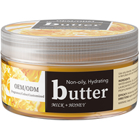 Crème corporelle hydratante longue durée en gros sous marque privée, non grasse, végétalienne, biologique, naturelle, beurre corporel fouetté