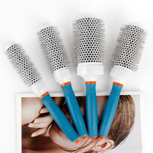 Peine de barril de moda con tecnología nano cerámica iónica resistente al calor, antiestático, para peluquería, de nailon, acetato, ABS, PC, para viajes y hoteles. - Product Image 4