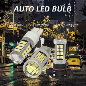 Bombilla LED para Auto S25 1156 BA15S Bau15S T20 7440 7443 PSX24W 92SMD 92LED 4014, Luz de Señal de Giro Roja de 12V, Accesorios - Product Image 2