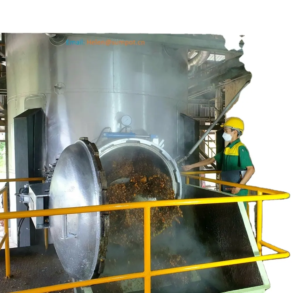 Industrial Vertical Steam Palm Fruits Sterilizer For Agriculture