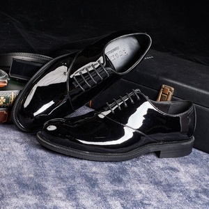 Chaussures de luxe en cuir véritable pour hommes, idéales pour les affaires et les mariages, avec fermeture éclair, motif camouflage, antidérapantes, respirantes et légères pour l'automne - Product Image 4