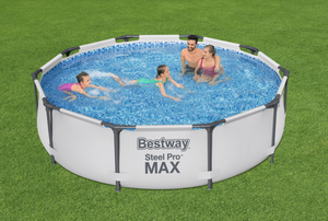 Bestway thép 56408 Pro Max hồ bơi thiết lập 3.05 m x 76 cm chất lượng cao gia đình ngoài trời Vòng khung thép trên mặt đất hồ bơi - Product Image 4