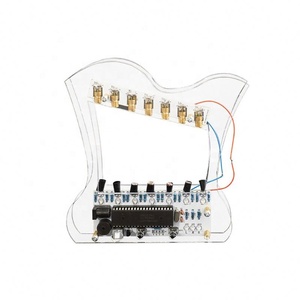 Microcontrolador 51, órgano electrónico láser, piezas de repuesto electrónicas para bricolaje, kit de entrenamiento de soldadura HU-013 - Product Image 1