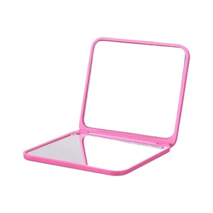 Portable Makeup <b>Mirror</b> <b>Square</b> Double Sided Folding Compact <b>Mirror</b> For Travel And Gift Use - Product Image 5