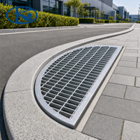 Grille en acier allié pour passerelle de raffinerie pétrolière industrielle, panneaux de maille sur mesure pour projets de parcs extérieurs