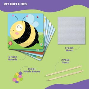 Tự làm thủ công nghệ thuật Kit tùy chỉnh Poke trong vui vẻ nghệ thuật lỗi ong hoa nhấn poking Kit cho thanh thiếu niên mới bắt đầu trẻ em - Product Image 5