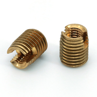 Self-tapping Inserts M5x10 Slotted Threaded Steel Metric Fine Thread DIN Standard Heavy Industry Use